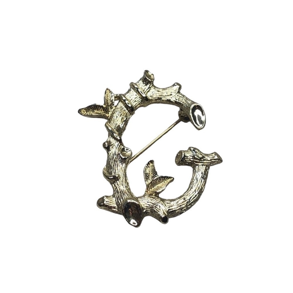 Vintage Sarah Coventry G Initial Pin